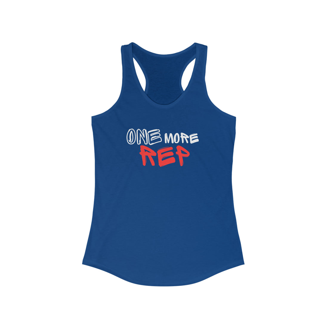 Women's Racerback - One More Rep 2v