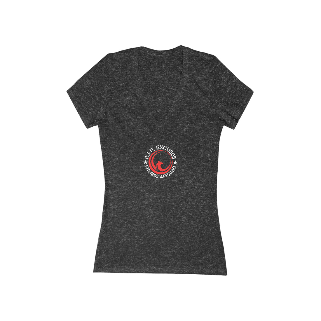 Women' Deep V-Neck Tee - Red Phoenix