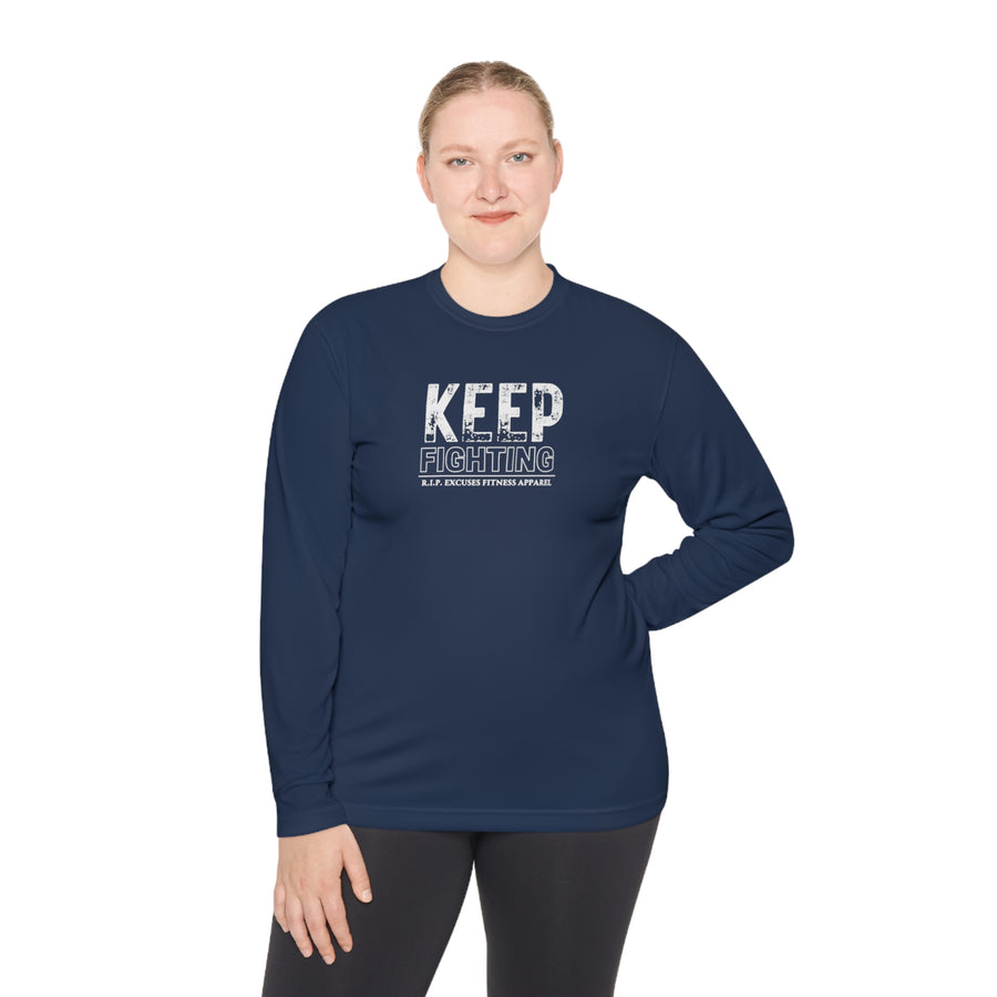 Unisex Lightweight Long Sleeve - Keep Fighting