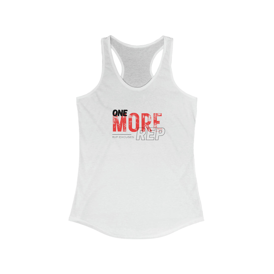 Women's Racerback Tank - One more Rep