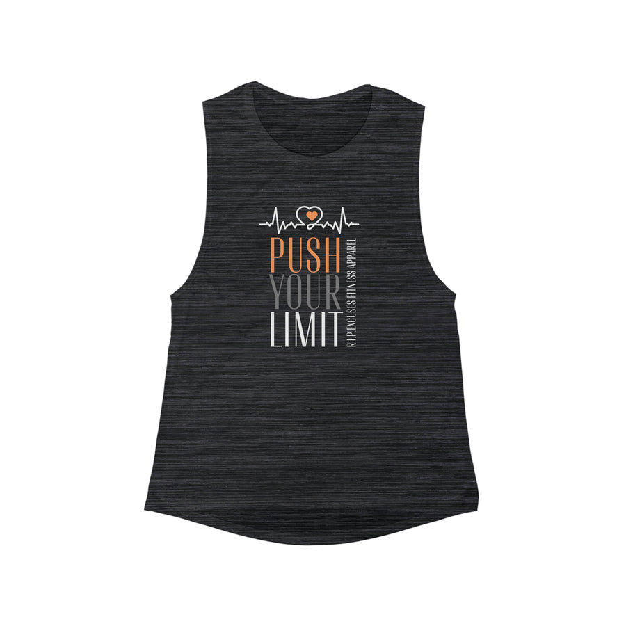 Women's Flowy Muscle Tank - Push your Limit