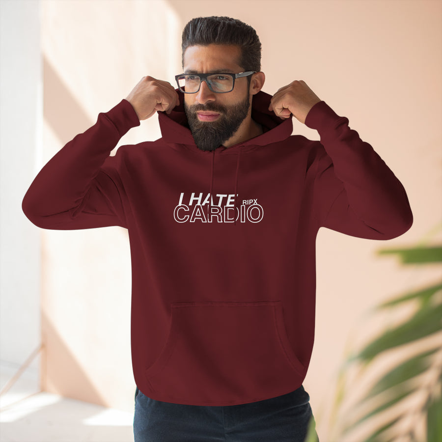 Pullover Hoodie -  I Hate Cardio