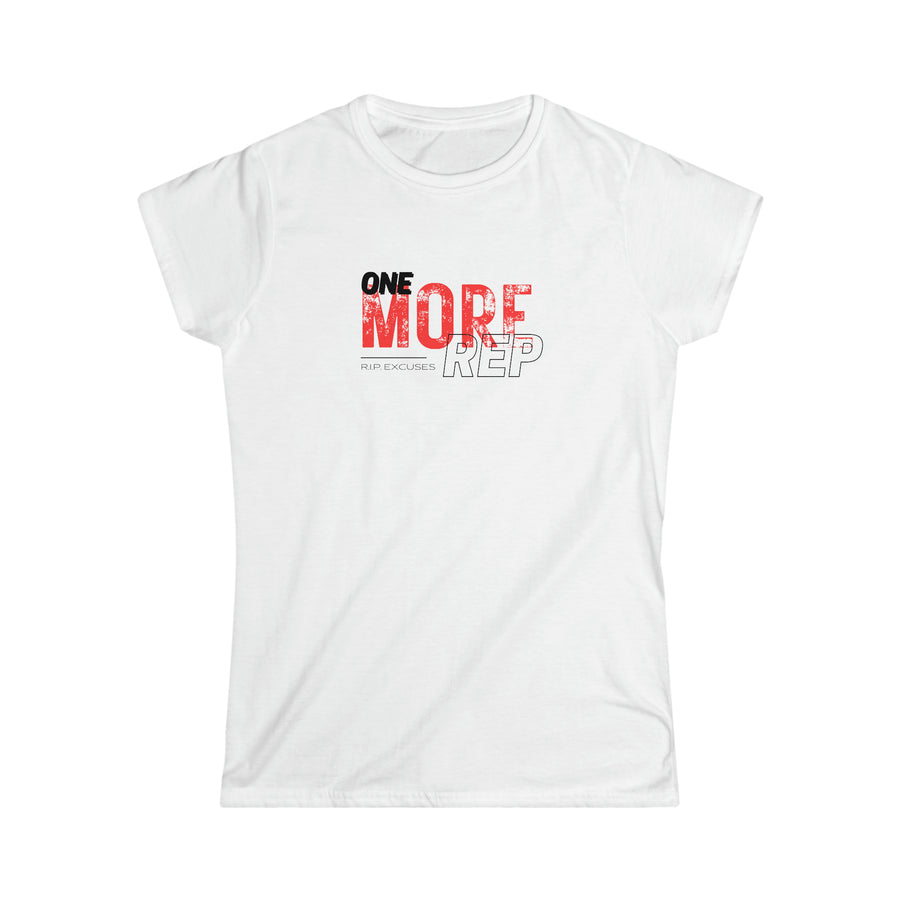 Women's Softstyle Tee - One more Rep