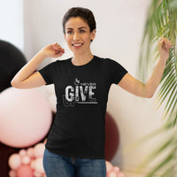 Women's Tri-blend Tee - Never Give Up