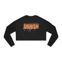 Women's Cropped Longsleeve - Determined, Driven, & Unstoppable