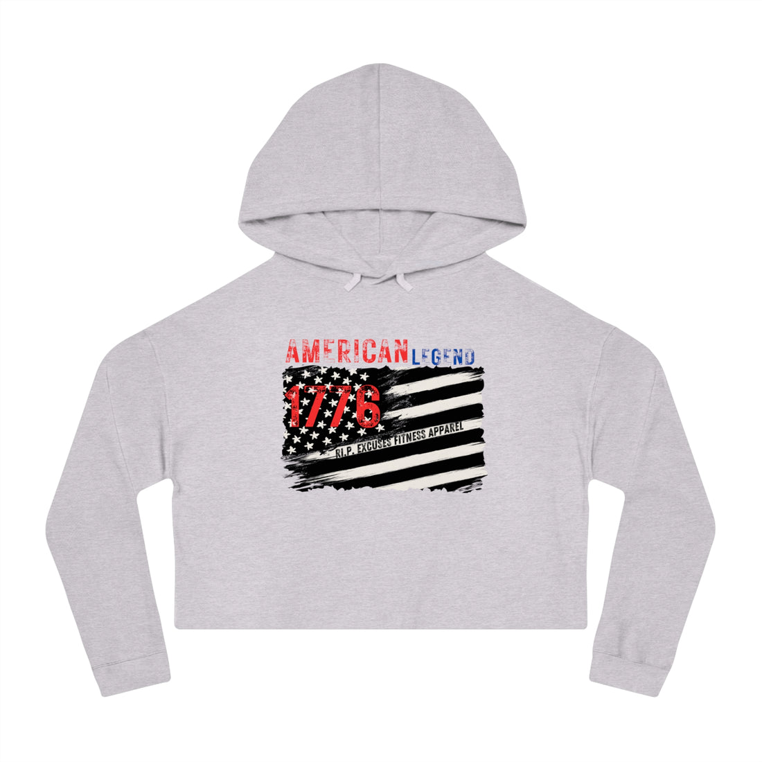 Women's Crop Hooded Sweatshirt - American Legend