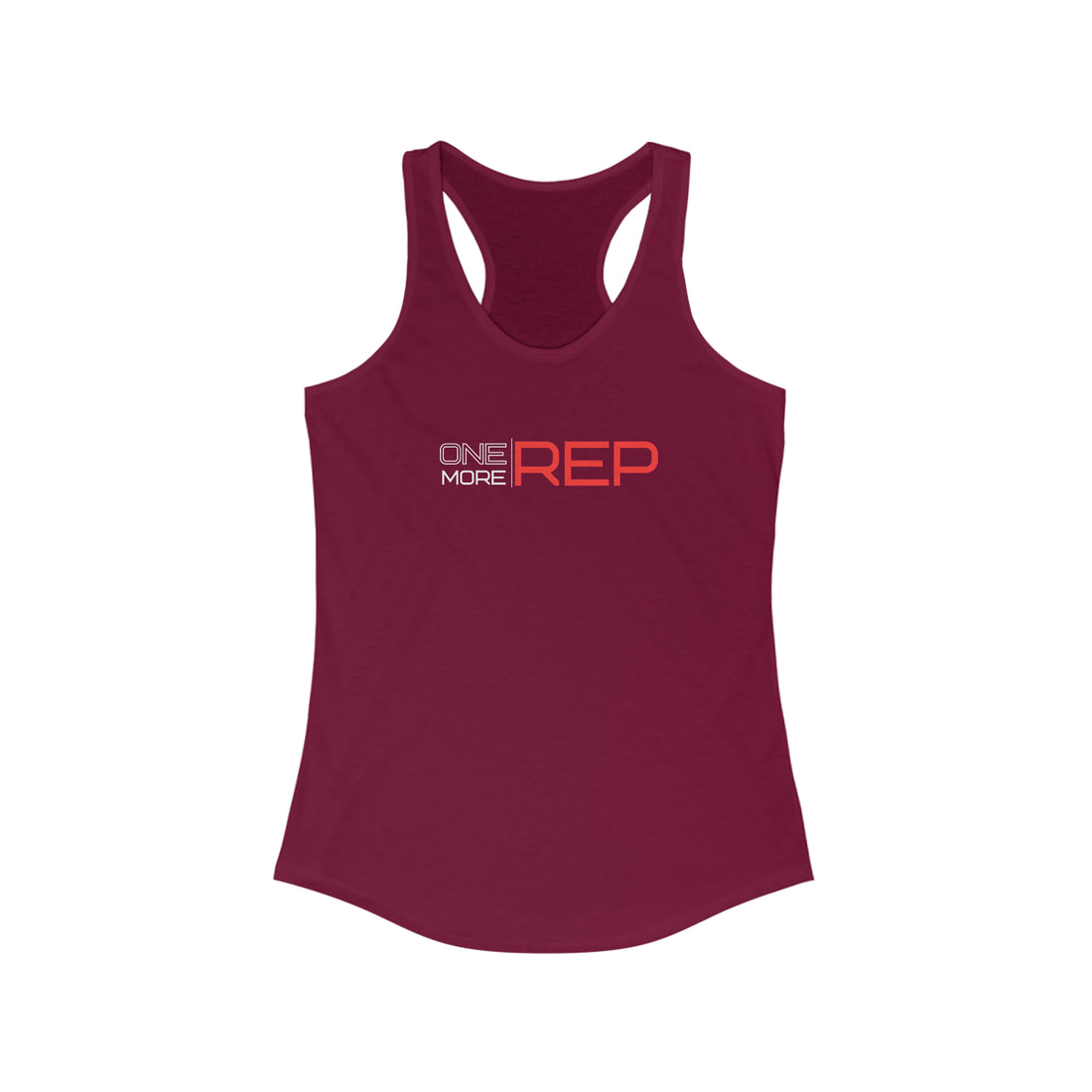 Women's Racerback - One More Rep 3.0