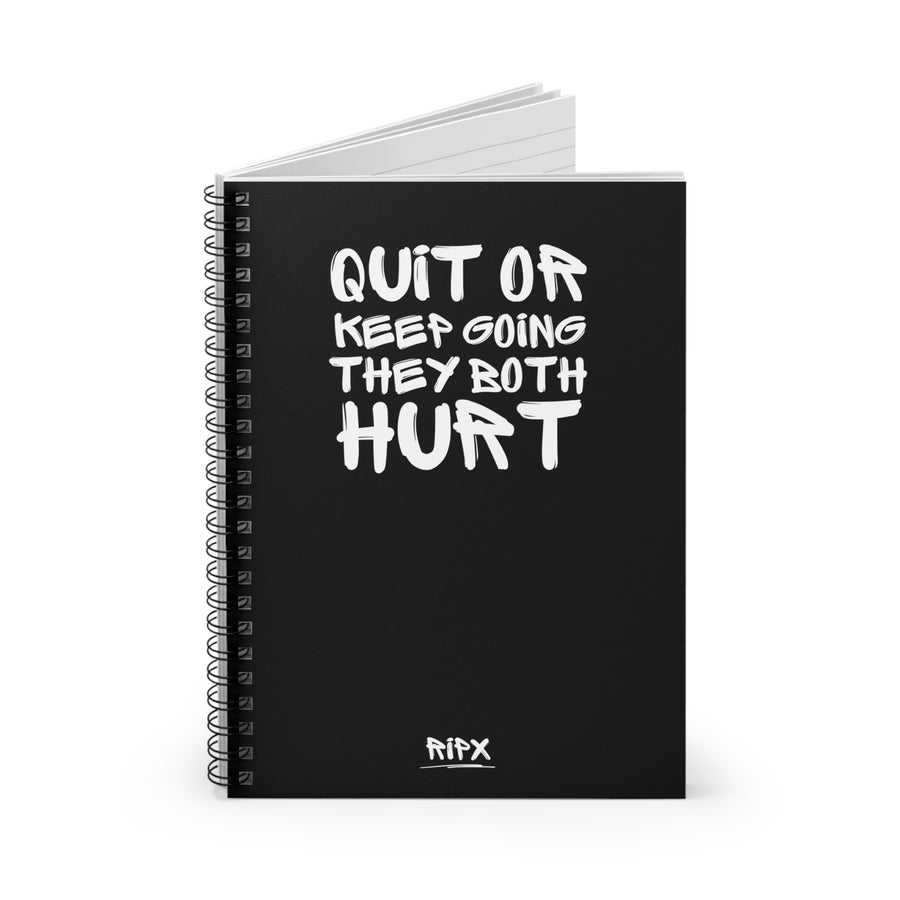 Spiral Notebook - Quit or Keep Going