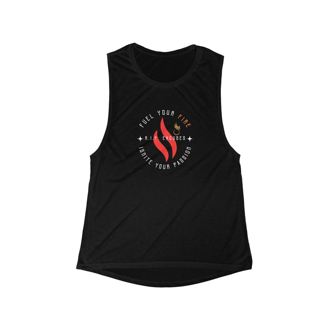 Women's Flowy Muscle Tank - Fuel your Fire