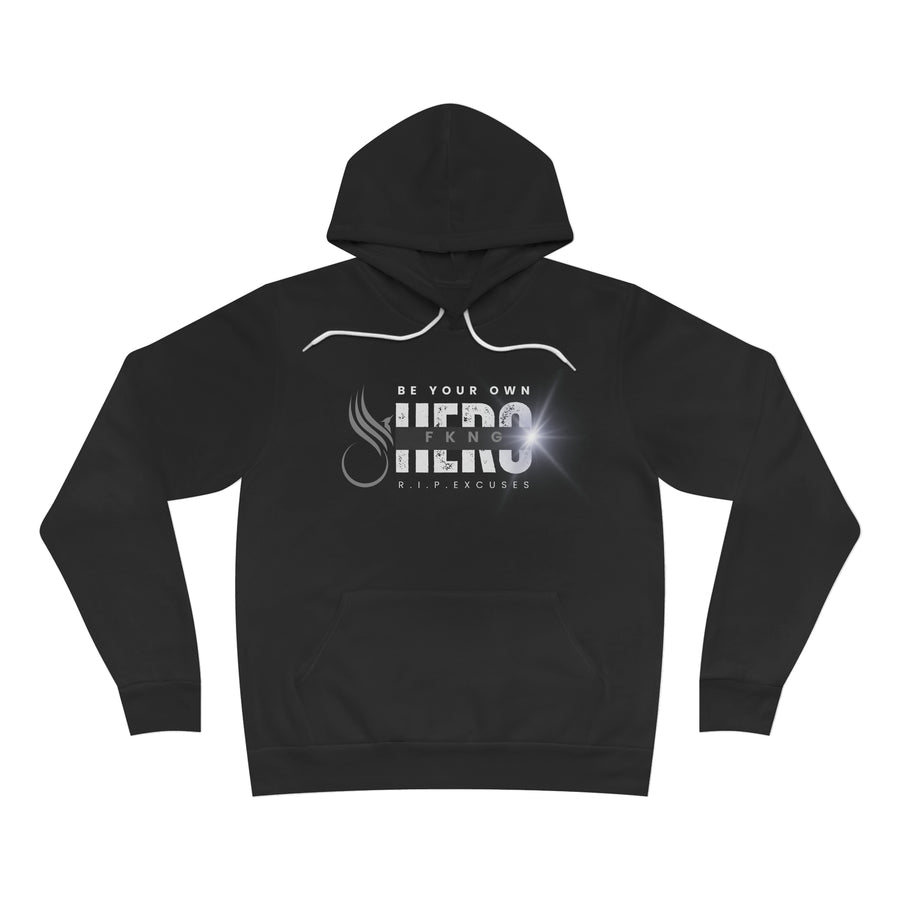 Unisex Fleece Pullover Hoodie - Be Your Own Hero