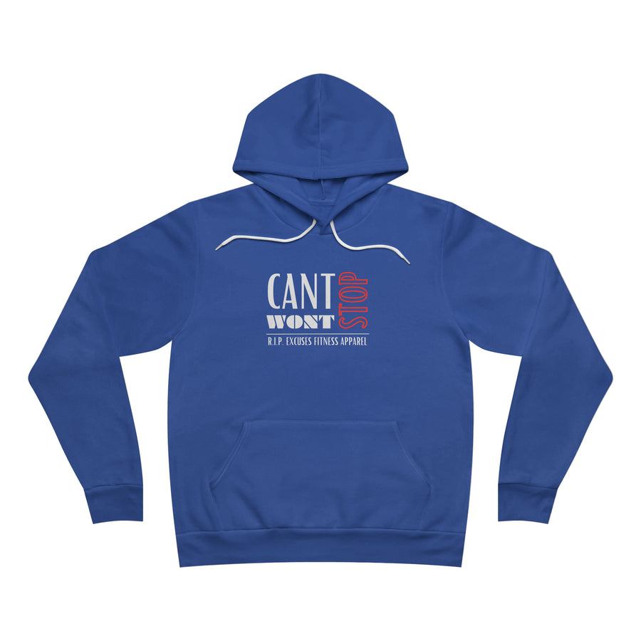 Unisex Pullover Hoodie - Can't Stop, Won't Stop