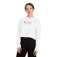 Women's Crop Hooded Sweatshirt - ICON