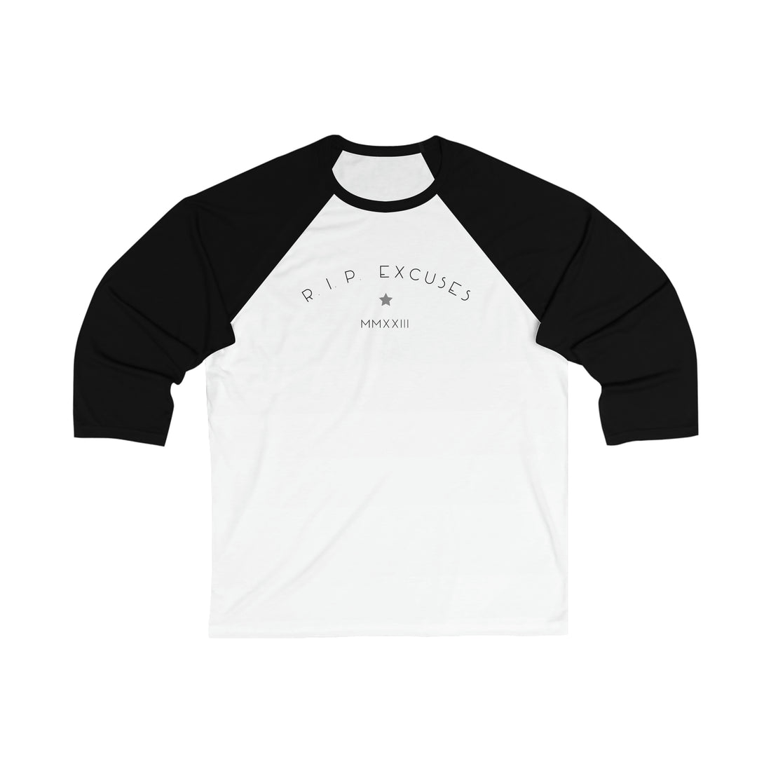 Unisex Baseball Tee - Vintage #RIP Excuses