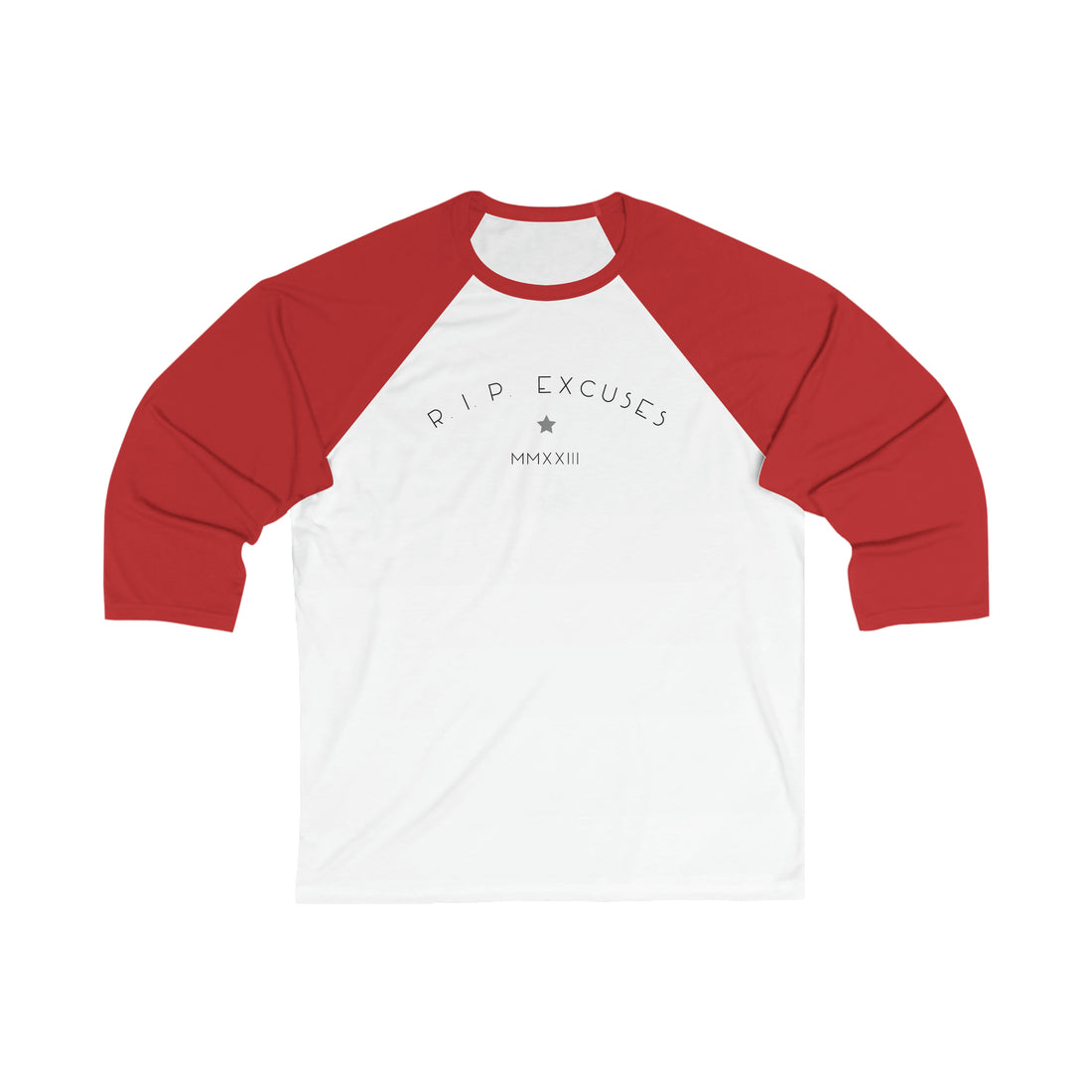 Unisex Baseball Tee - Vintage #RIP Excuses