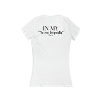 Women's V-neck Tee - "No me Importa" ERA