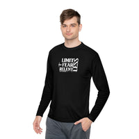 Unisex Lightweight Long Sleeve Tee - LimitLess, FearLess, RelentLess