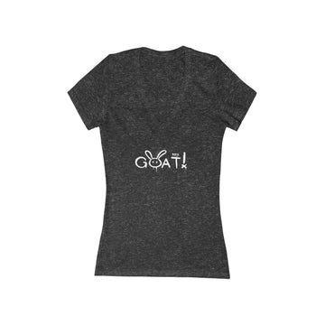 Women's V-neck Tee - GOAT