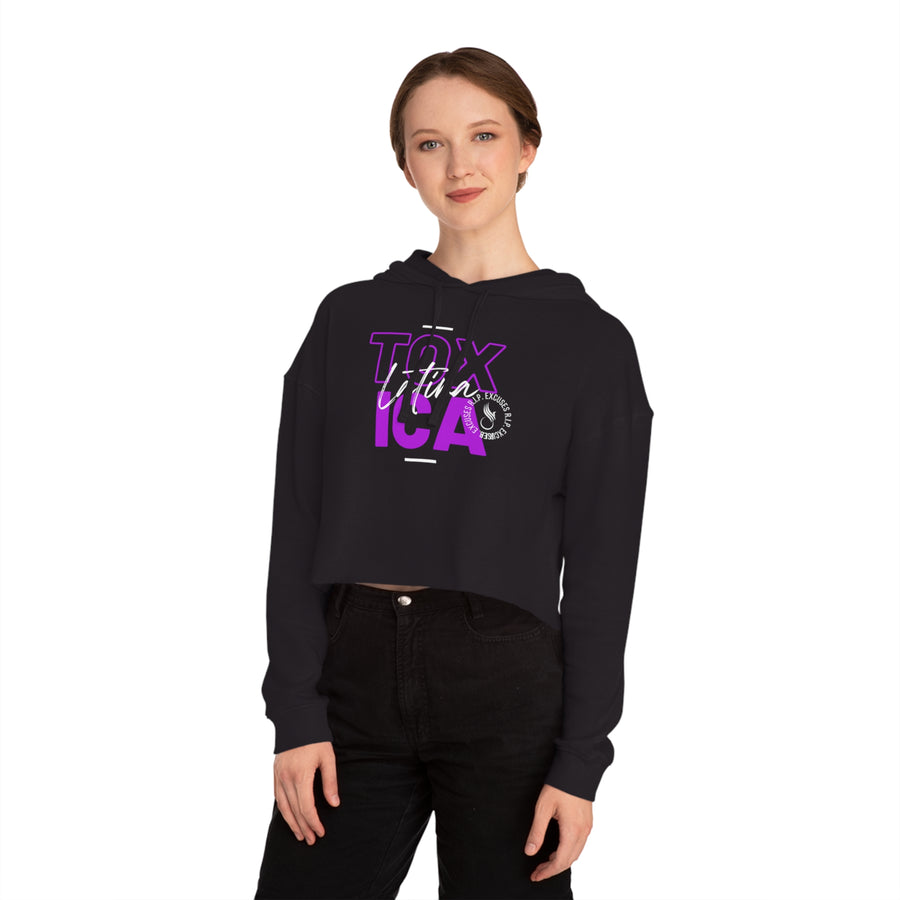 Women’s Crop Hooded Sweatshirt - TOXICA