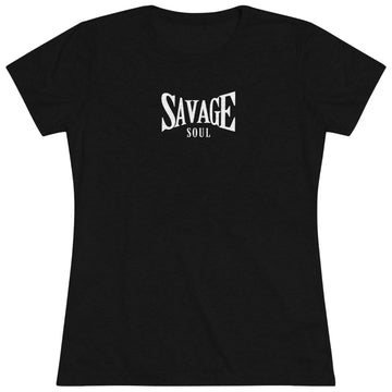 Women's Tri-blend Tee - Savage Soul