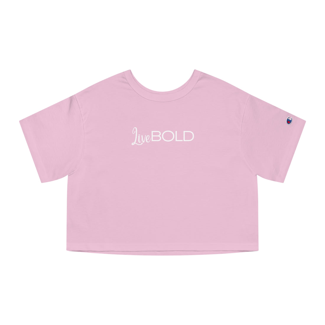 Champion Women's Crop Tee - Live BOLD