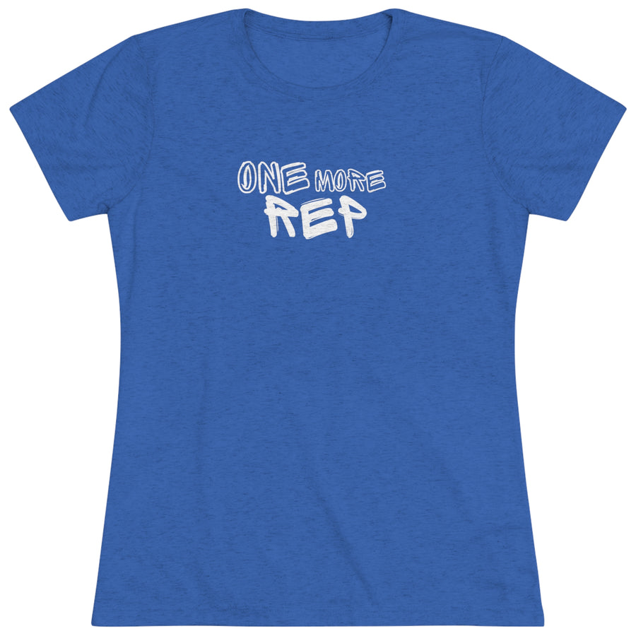 Women's Tri-blend Tee - One More Rep 2.0