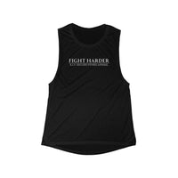 Women's Flowy Muscle Tank - Fight Harder