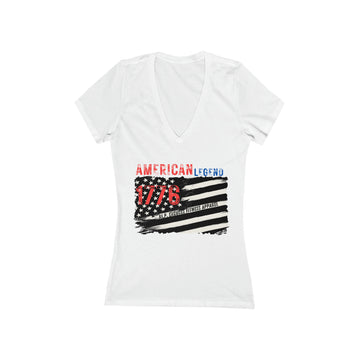 Women' Deep V-Neck Tee - American Legend