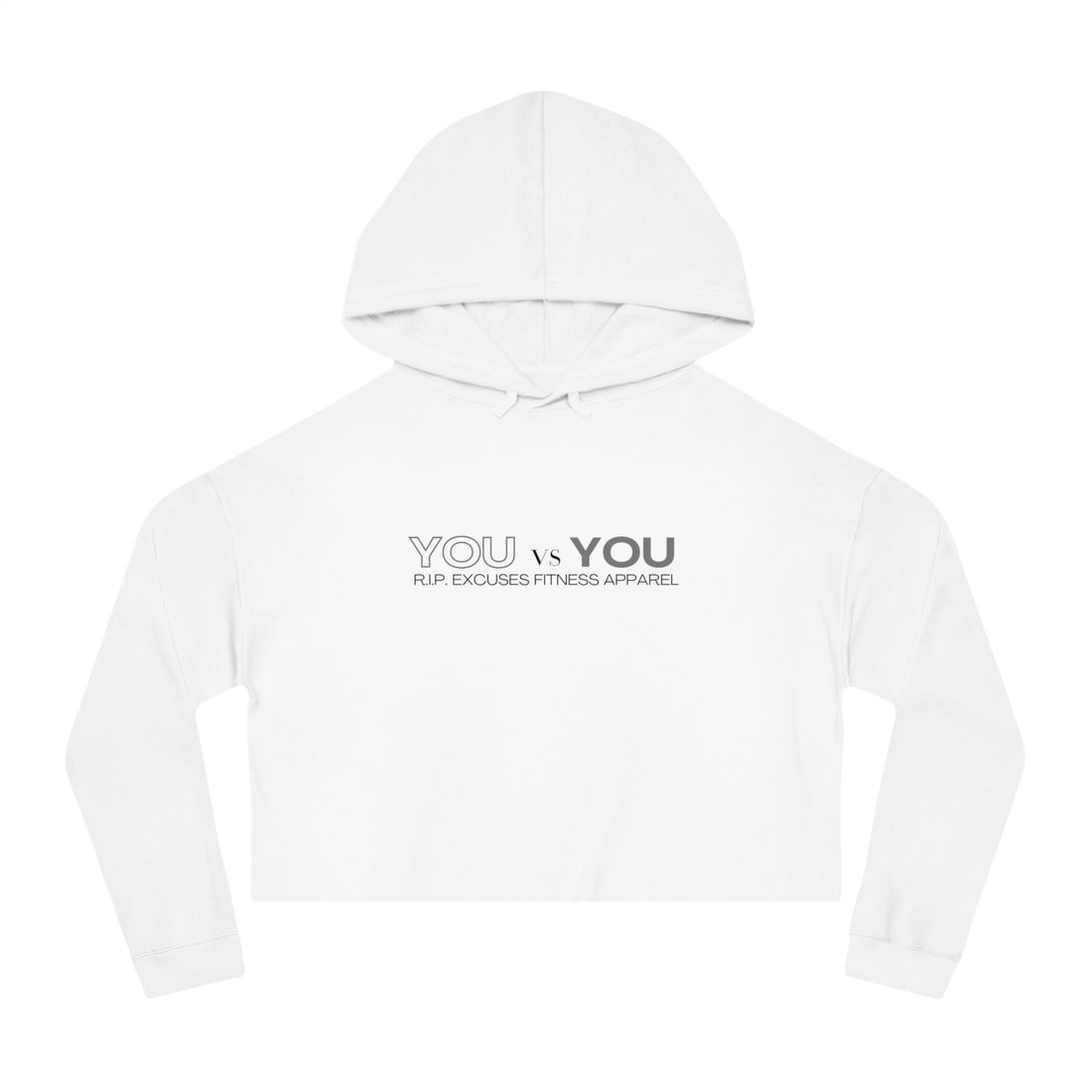 Women's Crop Hooded Sweatshirt - You vs You