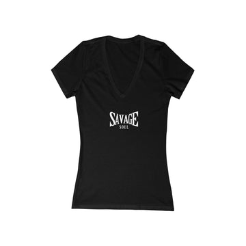 Women's V-neck Tee - Savage Soul