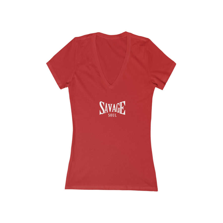 Women's V-neck Tee - Savage Soul