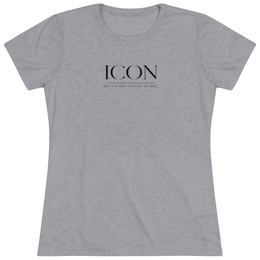 Women's Tri-blend Fitted Tee - ICON