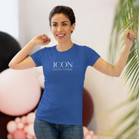 Women's Tri-blend Fitted Tee - ICON