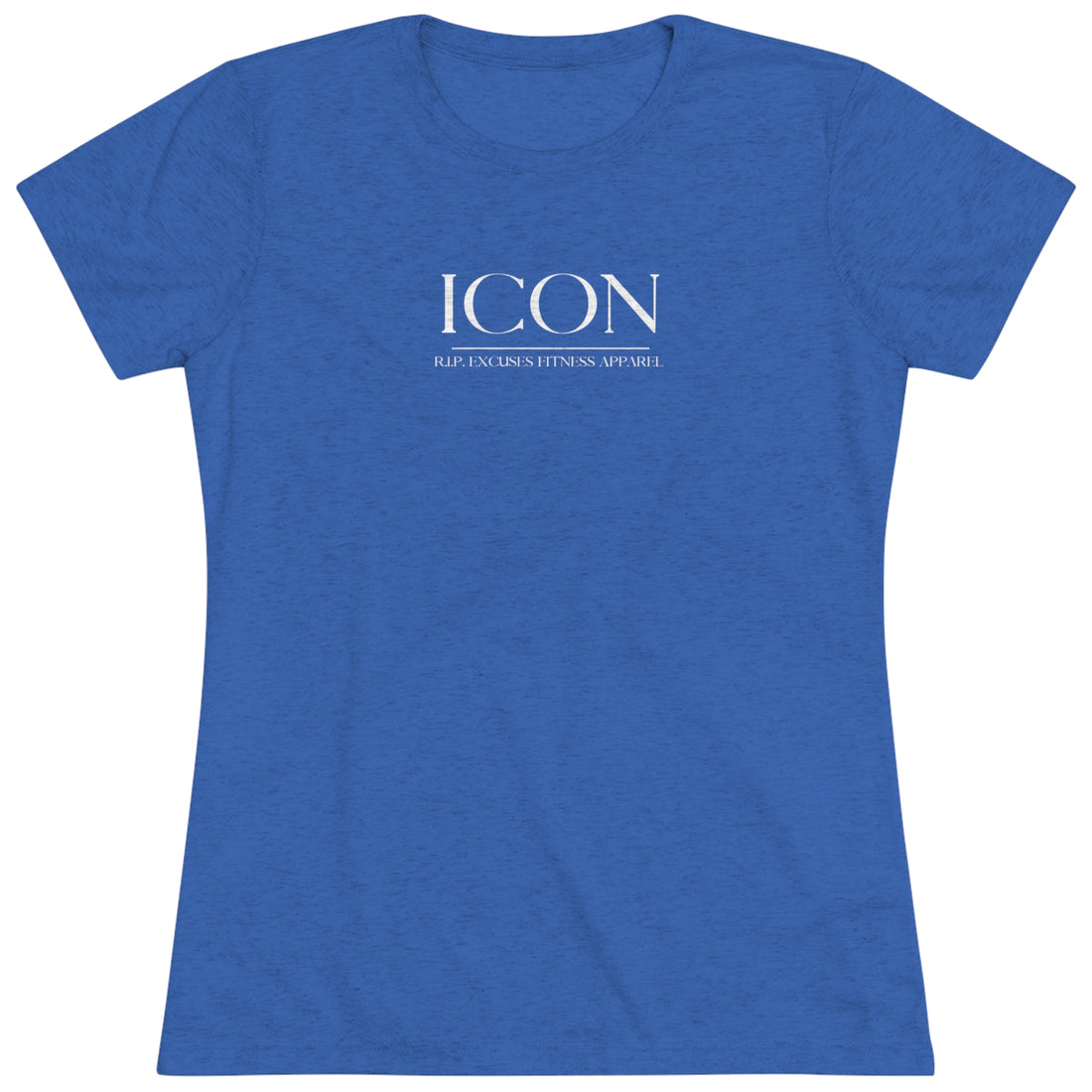 Women's Tri-blend Fitted Tee - ICON