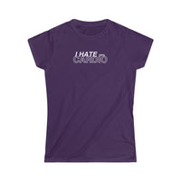 Women's Fitted Tee - I Hate Cardio