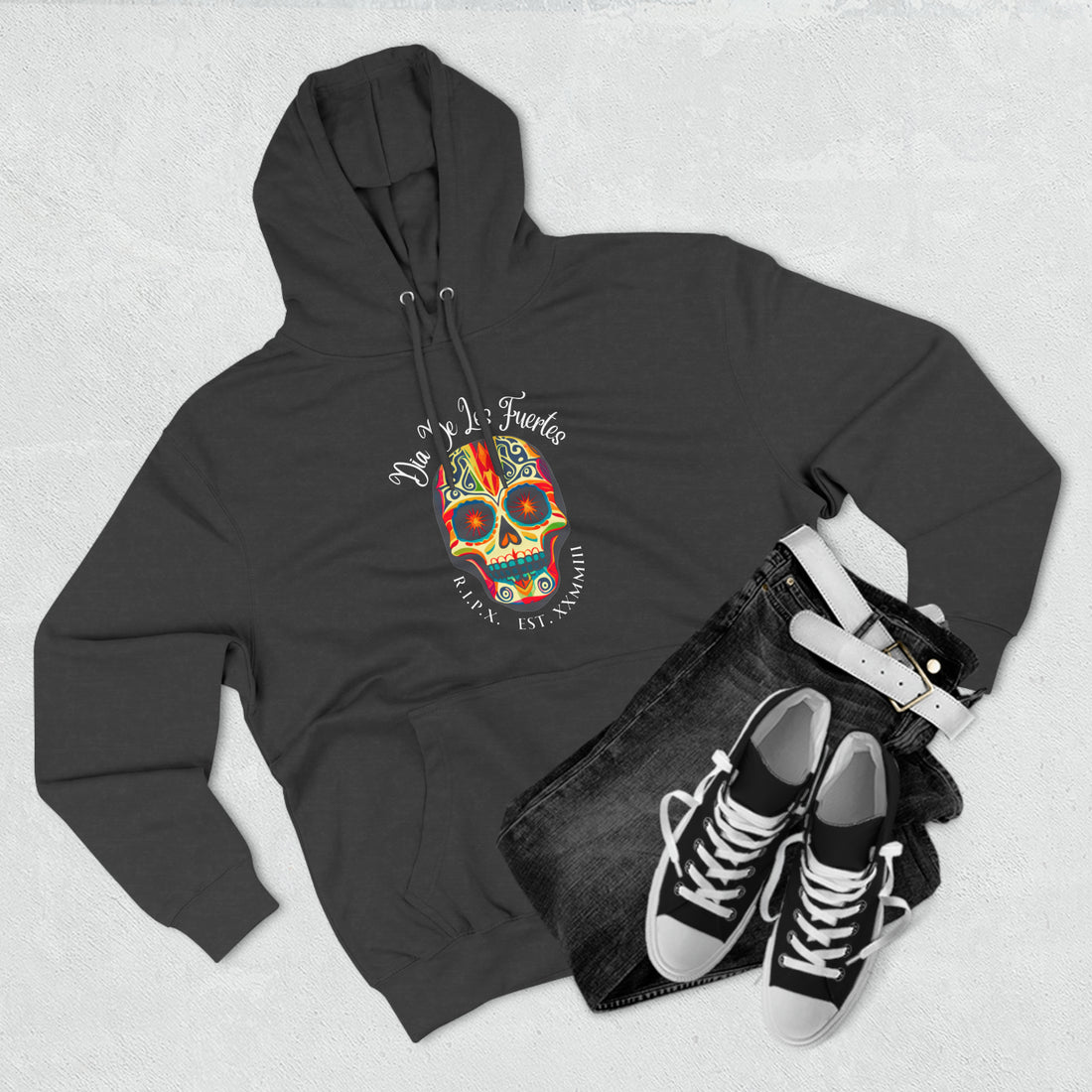 Unisex Pullover Hoodie - Dia de los Fuertes - v2