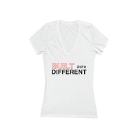 Women's V-neck Tee - Built Different