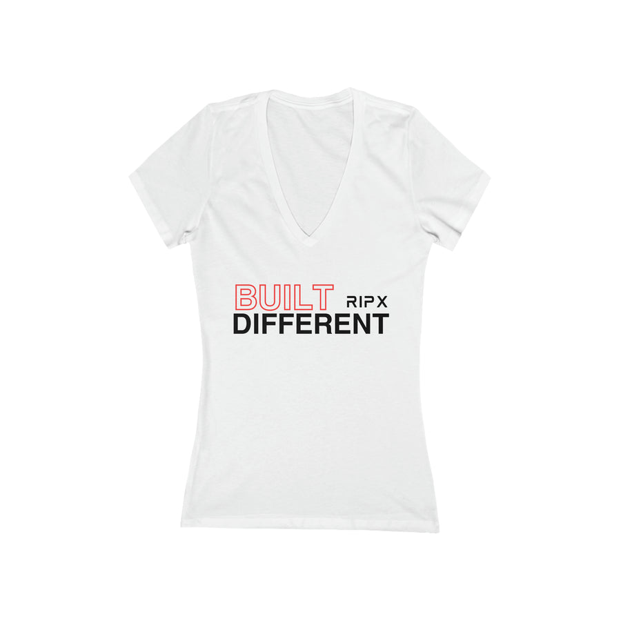 Women's V-neck Tee - Built Different