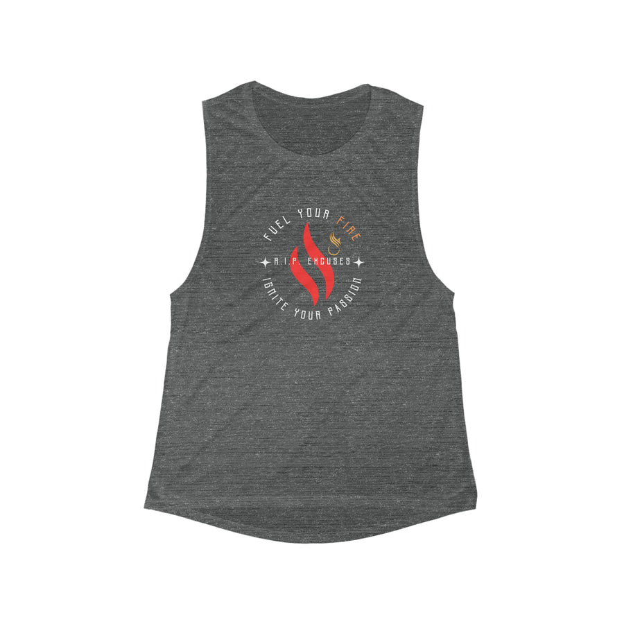 Women's Flowy Muscle Tank - Fuel your Fire