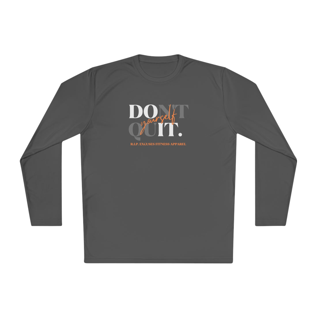 Unisex Lightweight Long Sleeve Tee - Don't Quit