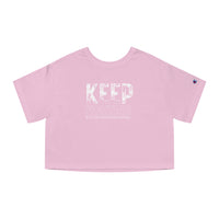 Champion Women's Crop Tee - Keep Fighting