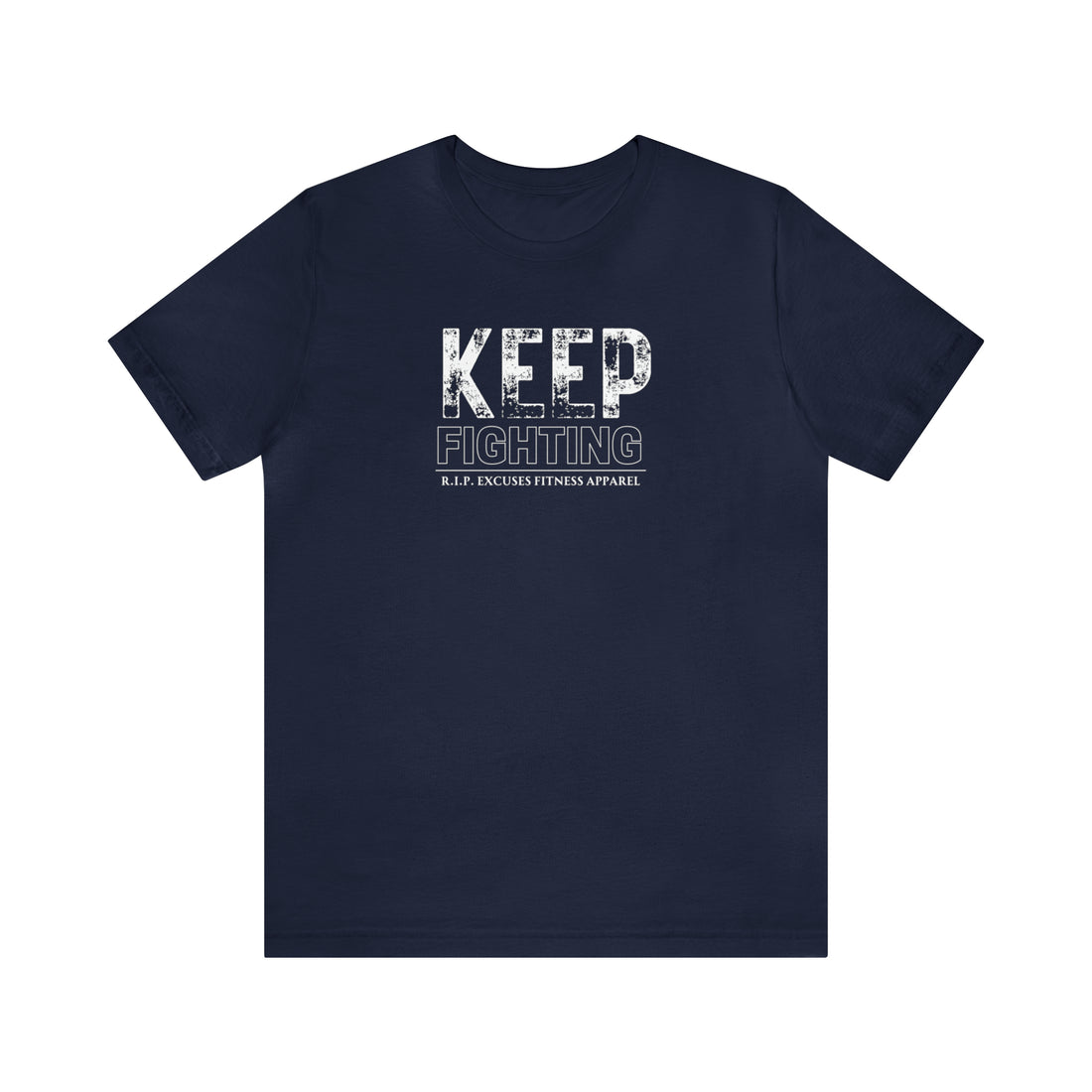 Unisex Cotton Tee - Keep Fighting