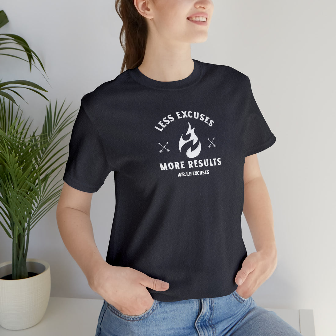 Unisex Jersey Tee - Less Excuses