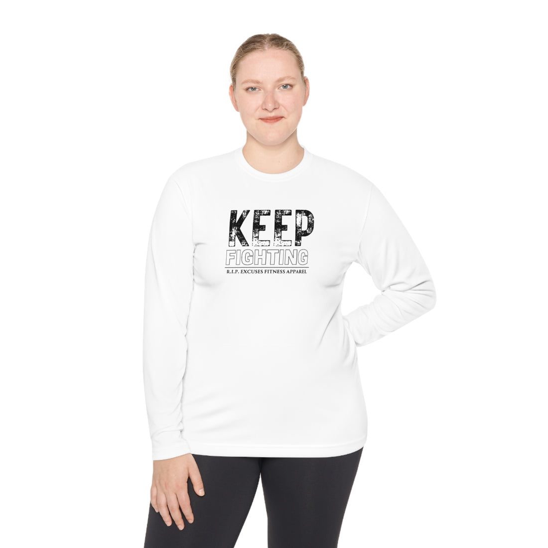 Unisex Lightweight Long Sleeve - Keep Fighting