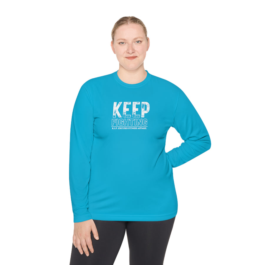 Unisex Lightweight Long Sleeve - Keep Fighting