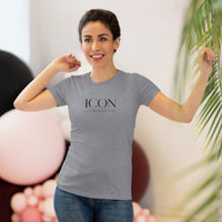 Women's Tri-blend Fitted Tee - ICON