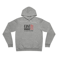 Unisex Pullover Hoodie - Can't Stop, Won't Stop