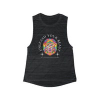 Women's Flowy Muscle Tank - Unleash your BEAST