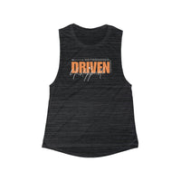 Women's Flowy Muscle Tank - Determined, Driven, & Unstoppable