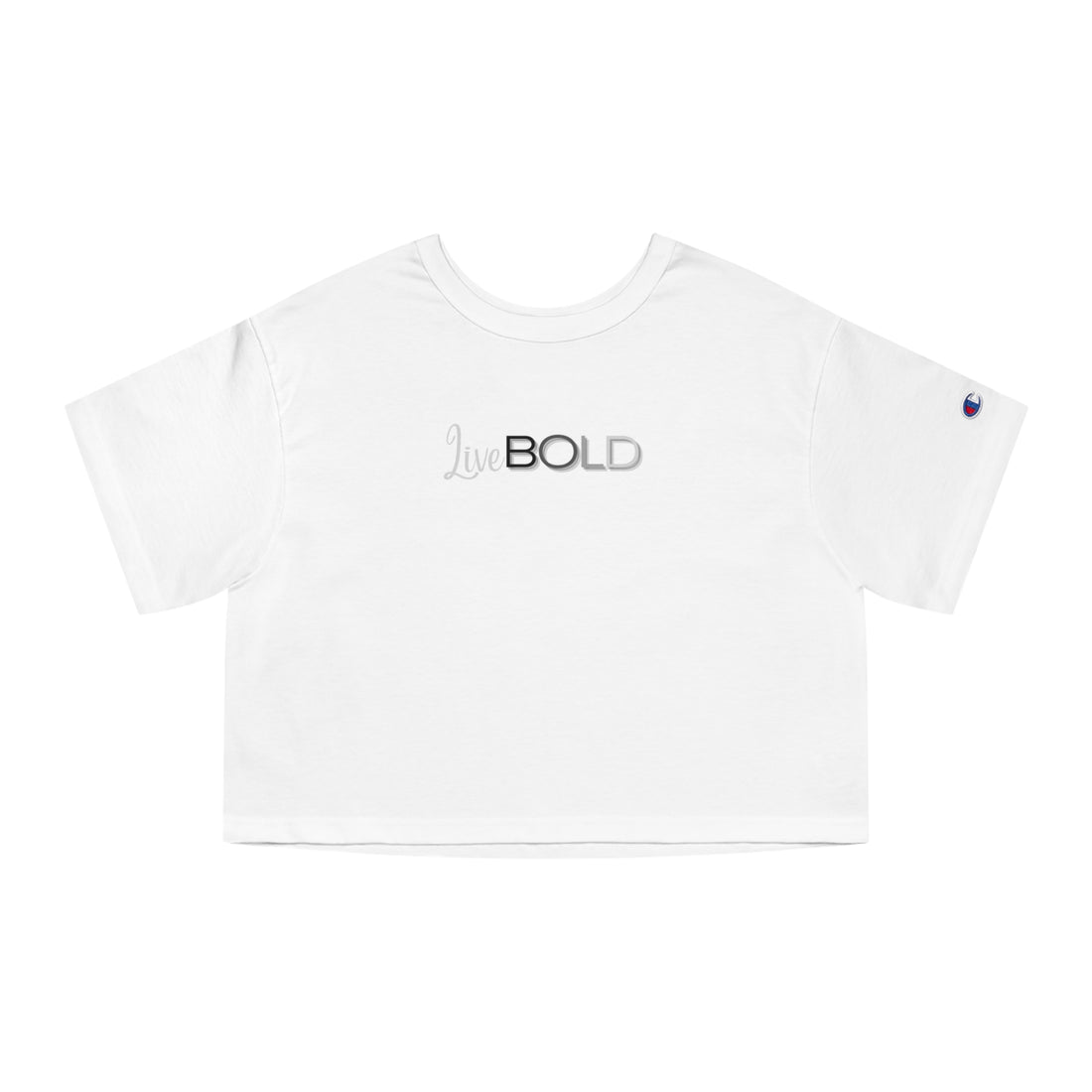 Champion Women's Crop Tee - Live BOLD