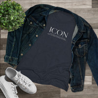 Women's Tri-blend Fitted Tee - ICON